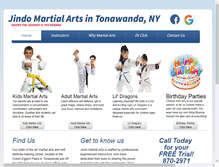 Tablet Screenshot of jindomartialarts.net